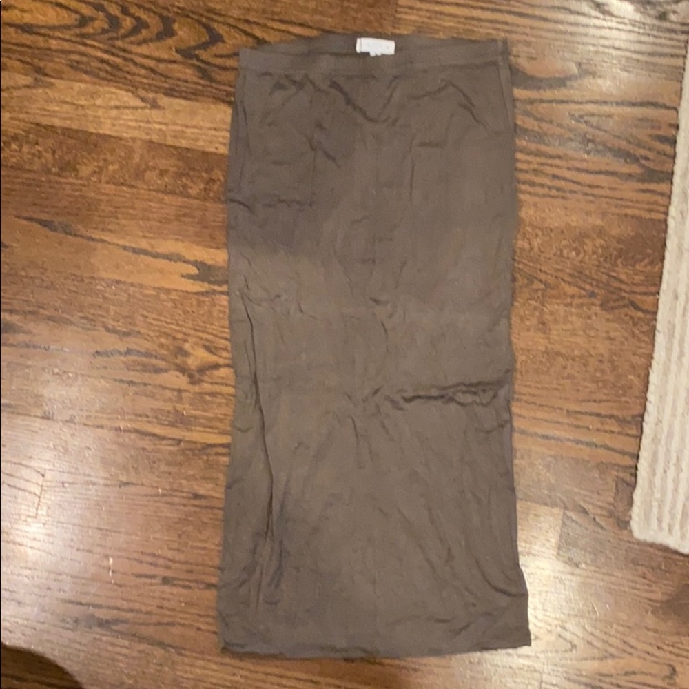 Jersey pencil skirt